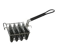 Reinscer 2X Taco Fryer Basket, Taco Shell Fryer, Holds 4 Shells Deep Fryer Taco Holders Basket with Grip Handle Taco Holder Stand