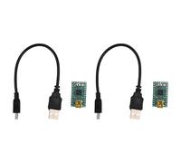 Reinscer 2X Teensy 2.0 USB AVR Development Board ATMEGA32U4 Expansion Board with Data Cable for
