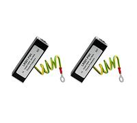 Reinscer 2X Telephone Fax Surge Protector Arrestor RJ11 Kl01-P4H Black RJ11 ADSL