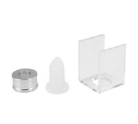 Reinscer 3 piece set DIY 12.1mm simple lipstick filling tube birdmouth silicone mold aluminum ring single hole bracket homemade lipstick tool simple set