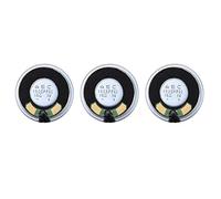 Reinscer 3pcs 36mm 16 Ohm 1W Aluminum Housing Internal Magnet Speaker