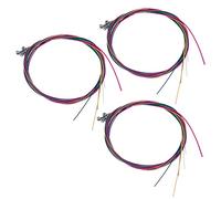 Reinscer 3X 6Pcs/Set Acoustic Guitar String Replacement Steel String for Musical Instruments Electric Bass Guitar Accessory