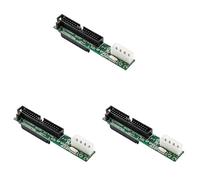 Reinscer 3X 7+15Pin 2.5 Female to 3.5 Inch Ide to Ide Adapter Converter Male 40 Pin Port for 133 100 Hdd Cd
