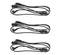Reinscer 3X Electrode Daisy Chain Harness Cable Copper Wire for Guitar Effects Power Supply Adapter Splitter Black