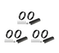 Reinscer 3X Guiding Scope Ring Kit for Telescope Tube Diameter or Finders 43mm to 70mm for Astrophotography