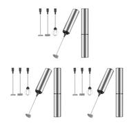 Reinscer 3X Milk Frother Handheld Coffee Frother Electric Whisk, USB Rechargeable Foam Maker Bubbler Egg Beater for Hot Chocolate