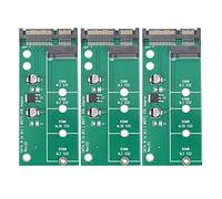 Reinscer 3X Ngff (M2) Ssd to 2.5 Inch Sata Adapter M.2 Ngff Ssd to Sata3 Convert Card for 30/42/60/80mm M.2 Ssd Hard Drive