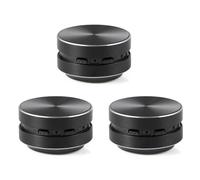 Reinscer 3X Portable Compatible Bone Conduction Speaker Stereo Sound,Bluetooth Speaker(Black)