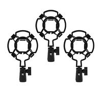 Reinscer 3X Universal Professional Condenser Microphone Shock Mount Holder Studio Recording Bracket for Large Diaphram Mic Clip