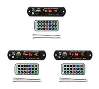 Reinscer 3X USB MP3 Module Bluetooth 12V MP3 WMA Decoder Board Audio Module FM AUX USB TF Radio for Car Remote Music Speaker