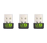 Reinscer 3X USB WiFi Adapter, 150Mbps Single Band 2.4G Wireless Adapter, Mini Wireless Network Card WiFi Dongle for Laptop/PC