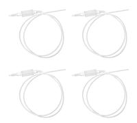 Reinscer 4 Pcs 2 Meter Syphon Tube Hand Pump Gasoline Siphon Hose Gas Oil Water Transfer Siphon Pump for Water Gasoline