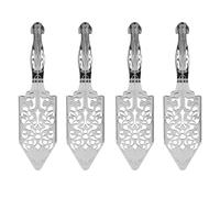 Reinscer 4 Pieces Absinthe Spoons, Stainless Steel Absinthe Cocktails Spoon Making Kit Gothic Absinthe Fountain Spoon Dripper