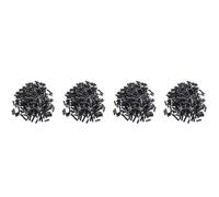 Reinscer 400Pcs / Lot 2Ml Black Plastic Perfume Bottle Sample Sprayer Atomizer Perfume Bottle