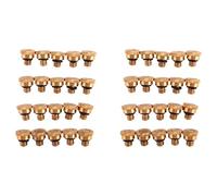Reinscer 40Pcs Brass Misting Nozzles for Cooling System 0.012 Inch(0.3 mm) Water Nozzle Sprinklers Misting Cooling