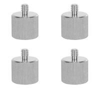 Reinscer 4pcs 5/8 Inch Female to 1/4 Inch Male Camera Microphone Stand Tripod Thread Reducer Adapter