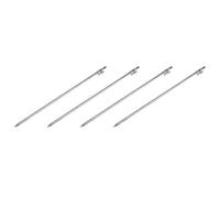 Reinscer 4pcs 50-100CM Extending Stainless Steel Fishing Bankstick Adjustable Carp Fishing Bank Stick Fishing Rod Rest