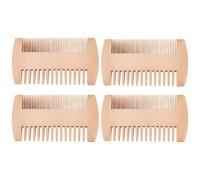 Reinscer 4Pcs Macrame Fringe Comb Brush Macrame Brush for Tassels Macrame Cord Comb for Weaving Cotton Rope Open Knot Comb
