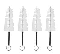 Reinscer 4Pcs Universal Mouthpiece Cleaning Brush Nylon for Trombone Trumpet French Horn Wind Instrument