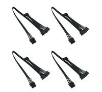Reinscer 4X 5Pin to 3 Hard Drive HDD Power Cable Only for V550 V650 V750 V850 V1000 V1000 Modular Power Supply
