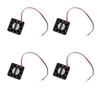 Reinscer 4X DC 12V 0.1A 2 Pin PC Case CPU Cooler Cooling Fan 40mm X 40mm X 10mm