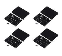 Reinscer 4X M.2 NGFF to 2.5 Inch SSD/MSATA to Adapter Card Case (B Key for PC Adapter M2 +M Desktop Socket NGFF)