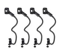 Reinscer 4X Microphone Stand Flexible Gooseneck Desk Clamp Holder Microphone Arm Recording Equipment for Meeting Lecture Podcast