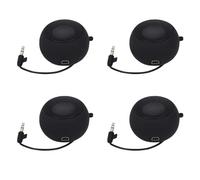 Reinscer 4X Mini Speaker Portable Rechargeable Travel Speaker with Aux Input Wired 3.5mm Headphone Jack