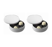 Reinscer 4x Mini X21S Bluetooth 5.0 Wireless Earbuds with Wireless Charging Case Mini Bluetooth Earphones Skin Tone