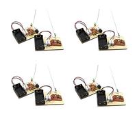 Reinscer 4X STEM Kits, Learn Morse Code, Build A Telegraph Machine, Electric Circuit Experiment, Electricity Kit(No Battery)