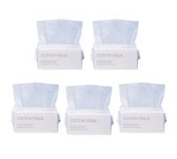 Reinscer 500PCS Disposable Wash Face Towel, Clean Face Towel, Make of Cotton, Remove Makeup Towel, Wash Tissue
