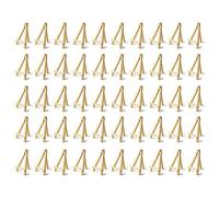 Reinscer 50Pcs Kids Mini Wooden Easel Art Painting Card Stand Display Holder Drawing for School Student Artist Supplies 16X9cm