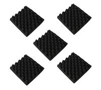 Reinscer 5pcs 25X25X5CM Sound Insulation Foam Egg Crate Studio Acoustic Foam Sound Insulation Treatment Egg Profile Wedge