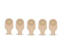 Reinscer 5Pcs Ostomy Bags Drainable Pouches for Colostomy Ileostomy Stoma Care 20-60mm Drain Valve Colostomy Bags