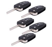 Reinscer 5X 3 Buttons 433MHz with ID46 Chip Remote Control Key Fob for Aveo 2010-2015 HU100 Blade