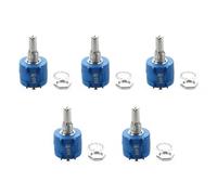 Reinscer 5X 3590S-2-103L 10K Ohm 10-Turn Rotary Wire Wound Precision Potentiometer