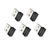 Reinscer 5X Mouse Jigglers Mover Undetectable Automatic USB Port Shaker Wiggler for Laptop Keeps Computer Awake Mouse Movement