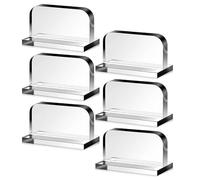 Reinscer 6 Piece Aquarium Lid Handles Aquarium Cover Handle Transparent Acrylic for Aquarium Fish Tank Lid Handle Replacement
