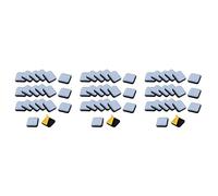 Reinscer 60 PCS Furniture Gliders Slider 25 x 25 mm PTFE Self Adhesive Furniture Moving Pads Square for Furniture Easy