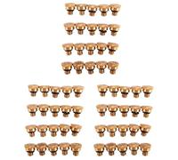 Reinscer 60Pcs Brass Misting Nozzles for Cooling System 0.012 Inch(0.3 mm) Water Nozzle Sprinklers Misting Cooling
