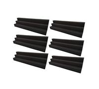 Reinscer 6Pack 12 x 12 x 48 cm Column Pillar Bass Trap Wedge Acoustic Foam Sound Absorption Audio