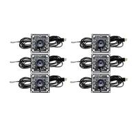Reinscer 6PCS 100 Degree Camera Module 1MP OV9732 1280x720 USB Free Driver Manual Focus,with 3 Meter Cable for WinXP/7/8/10