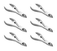 Reinscer 6X Professional Feet Toe Nail Clippers Trimmer Cutters Paronychia Nippers Podiatry Stainless Foot Care Tools