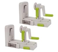 Reinscer 8 Blade Vegetable Spiralizer Folding Veggie Pasta & Spaghetti Potato Vegetable Spiral Cutter Slicer