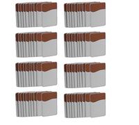 Reinscer 80Pcs Sublimation Blanks Phone Wallet - PU Leather Card Holder for Back of Phone Stick on Android DIY Blanks