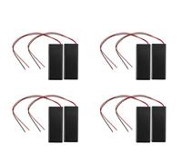 Reinscer 8pcs 2 X AAA 3 V Battery Holder Case Box Wire on/OFF Switch M Cover