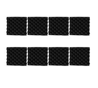 Reinscer 8Pcs 25X25X5CM Sound Insulation Foam Egg Crate Studio Acoustic Foam Sound Insulation Treatment Egg Profile Wedge