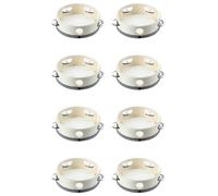 Reinscer 8pcs 6 Inch Musical Tambourine Tamborine Drum Round Percussion Gift for KTV Party
