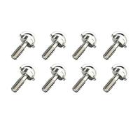 Reinscer 8X Long 1/4 inch D-Ring Screw Stainless Steel for Camera Tripod Quick Release Plate Silver