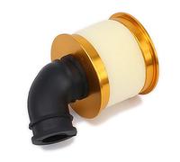 Reinscer Air Filter Sponge Open Alloy Aluminum 04104 for 1/10 RC Hobby Model Nitro Car,gold
